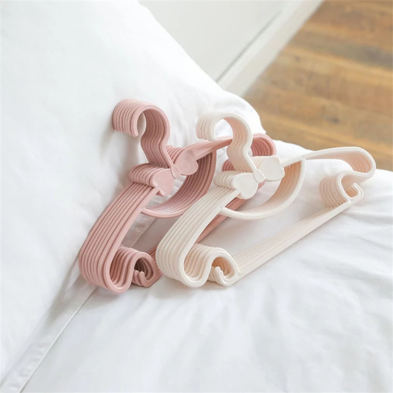 Baby Hangers Children Coats Storage Hanger Closet Organizer Kids Clothes Hanger Racks Portable Display Plastic Hangers Home