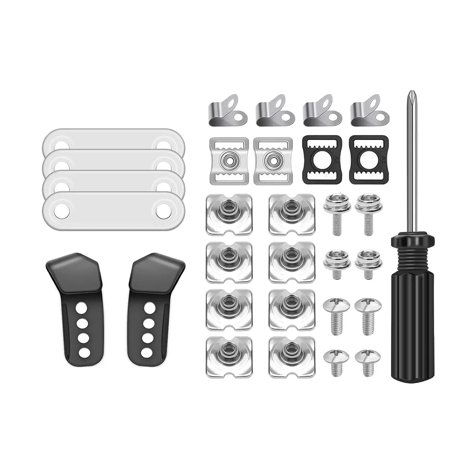 31Pcs Football Helmet Repair Kit Equipment Screwdriver Universal Helmets Buckle