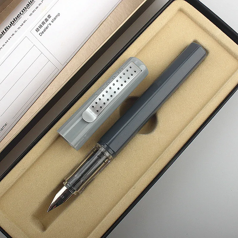 Jinhao lot Colourful Ink Sac Fountain Pen set Fountain Pen Ink Cartridges Refills Blue Black Drawing School Office Supplies