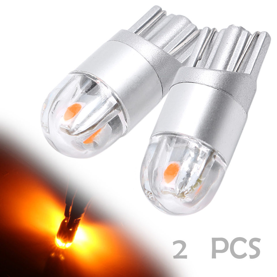 2 Pcs Universal T10 Car LED Reading Light License Plate Light Clearance Lights External Light 2SMD 3030 W5W 194 168 DC 9-24V