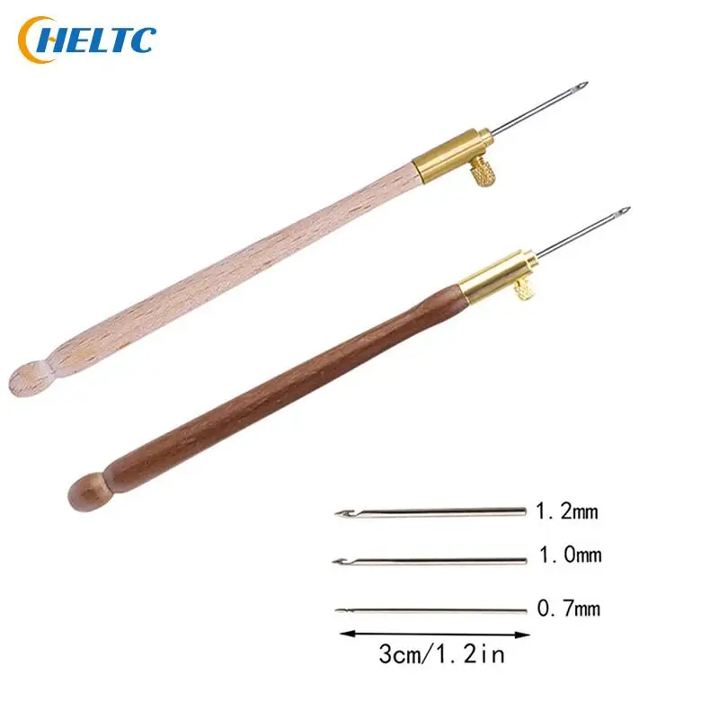 LMDZ Embroidery Punch Needle with 3 Needles Punch Pen Embroidery Cross Stitch Craft Kit French Crochet for Sewing Knitting sewing needles,crochet needles,sewing knitting tools,embroidery kit