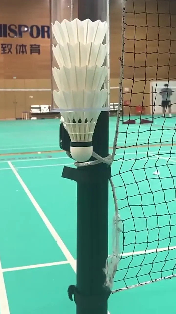 FUNNETOYU Transparenter Badminton Behälter - Federball Aufbewahrung Tube