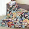 South Park- Tweek X Craig Collage Blankets Flannel Lightweight Sofa Throw Blankets For Couch Bedding Office Throws Bedspread 5