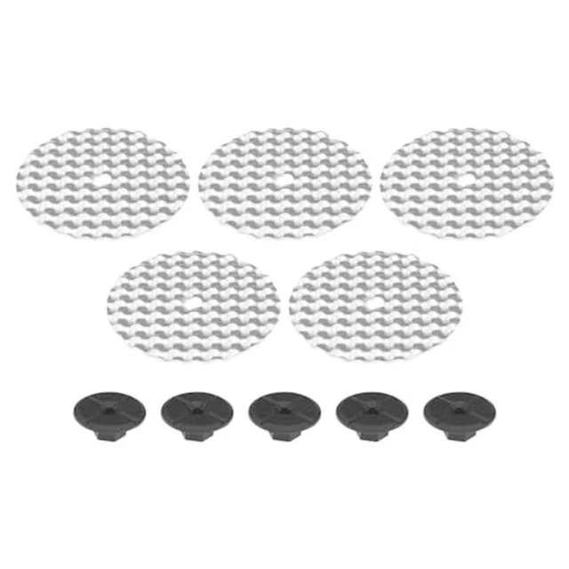 10 Pcs Washers Exhaust Heat Shield Repair Kit Metal Heat Shield Clips N90796501 Heat Protection PlateHeat Shield Heat Plate 5