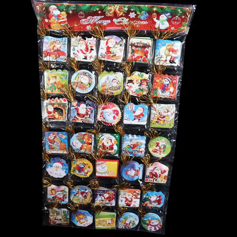 

280 подвеска в виде маленькой открытки с Санта Клаусом