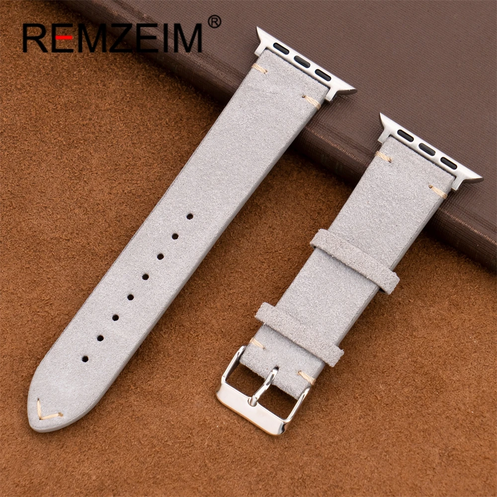 Premium Suede Strap for Smartwatch Wristbands