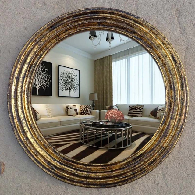 Miroirs muraux décoratifs, décoration de maison, miroir esthétique, décor  mural Vintage, miroir, accessoires de décoration pour la maison - AliExpress