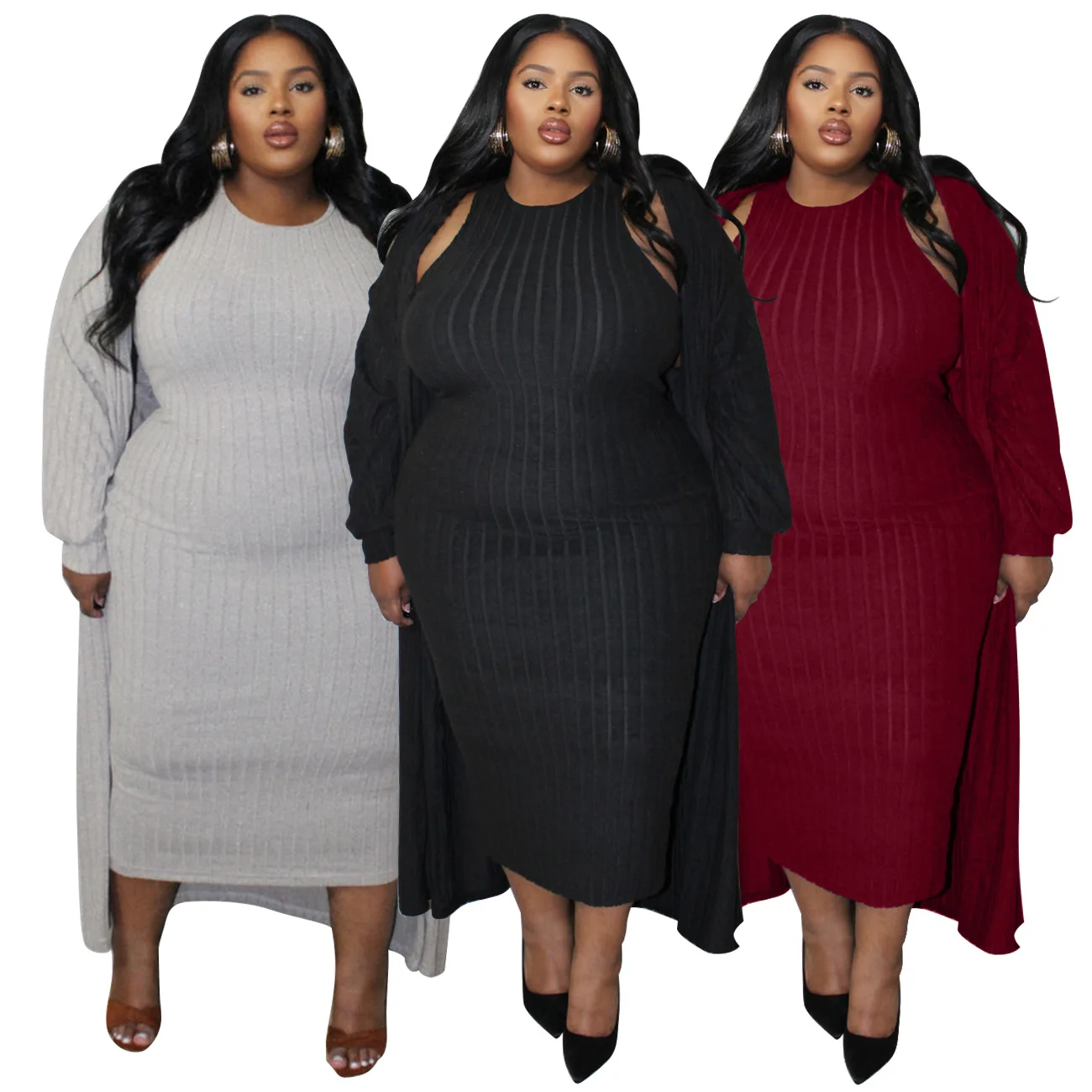 Autumn Luxe Casual Jacket Set