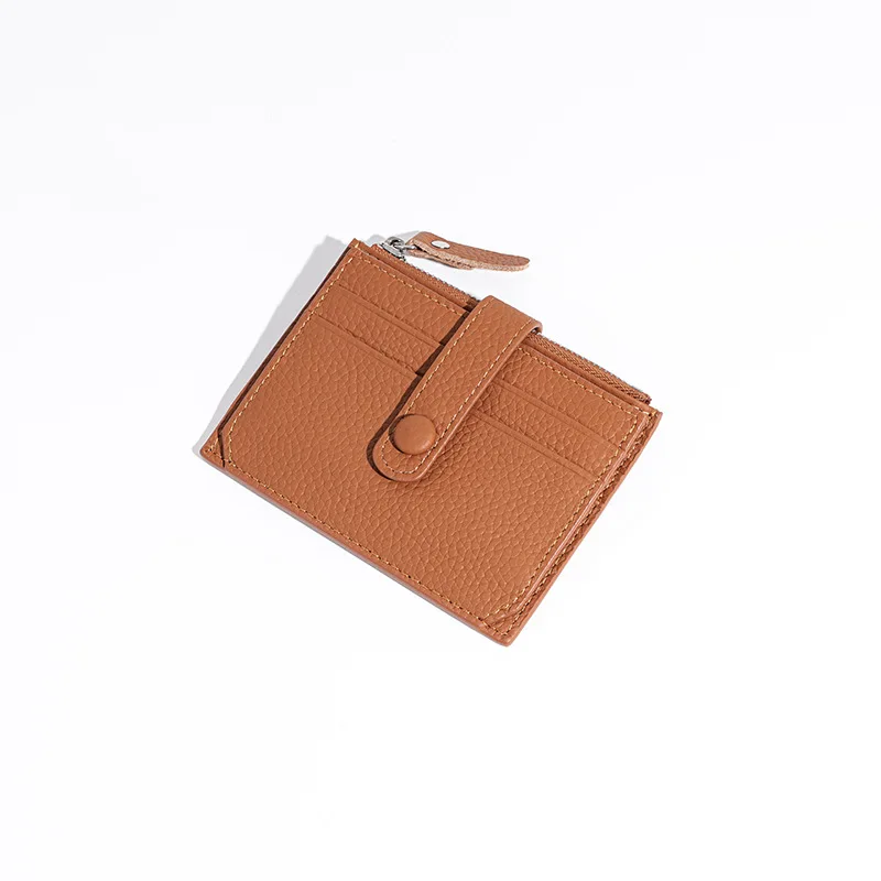 New Design Women Wallet Card Holder Genuine Leather Slim Credit Card Holder Wallets Lady Clutch Wallets