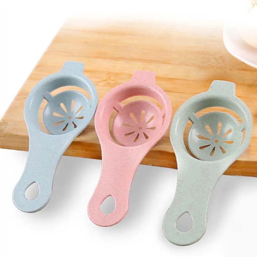 Egg Yolk Separator Divider Plastic Household Eggs Tool Separates Sieve Cooking Baking Tool Kitchen Accessories 1PC