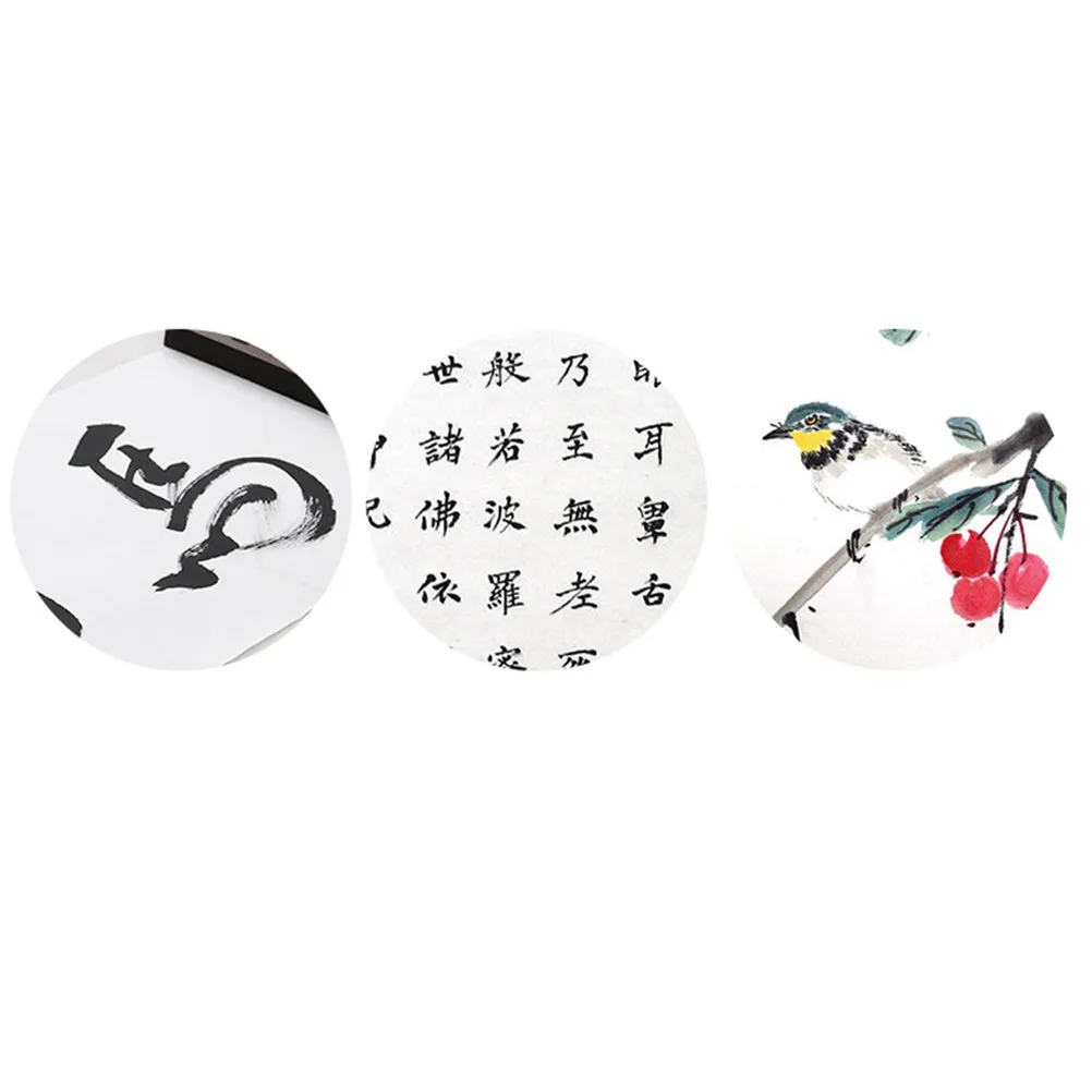 70Pcs 중국 서예 종이 브러시 잉크 쓰기 그림을 그리기위한 프리미엄 두꺼운 쌀 종이 Xuan Art Craft 선물 포장