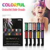 10PCS Children's Colorful Hair Dyeing Comb Set Fashionable Children's Play House Makeup Toy Disposable Hair Dyeing Comb Gift 1