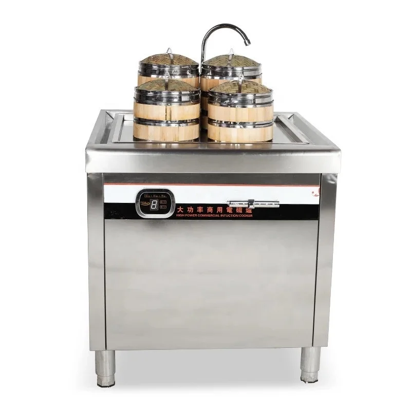 High Quality Stainless Freestanding Commercial Electric Food Steamer for Restaurant Cooking Pastry