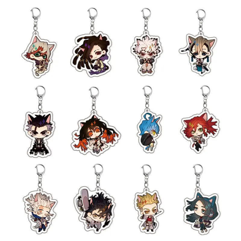 Zanka Keychain Anime Gachiakuta Acrylic Keychain Rudo Enjin Zanka Backpack Pendant Key ...