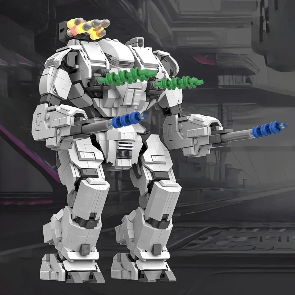 Mecha Series WHM-6R Warhammered Battletechs Mechwarriors Mech Building Block Set Robot Model Toys 1310 PCS