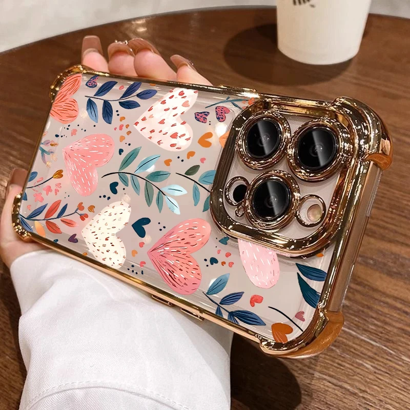 Leaf Bees Stylish Protective Phone Case - Vibrant Leaf Design