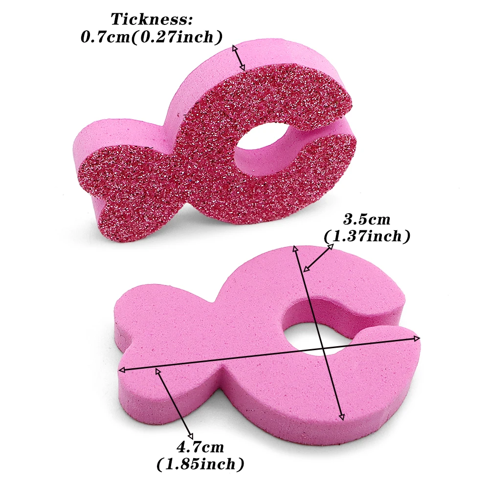 10Pcs Pink Heart Toe Dividers Pedicure For Women Men Girl Manicure Feet Nail Polish Art Painting Spa Toe Separators Manicure Set