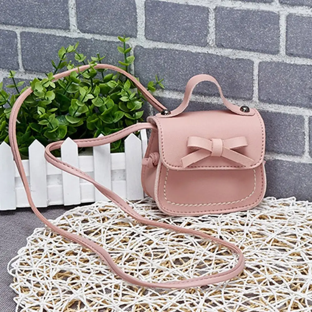 Schleifenknoten-Umhängetaschen Schultertasche Mini-Crossbody-Tasche Kleinkind-Geldbörse Kleine Münztasche Geldbörsen und Handtaschen – Detail 3