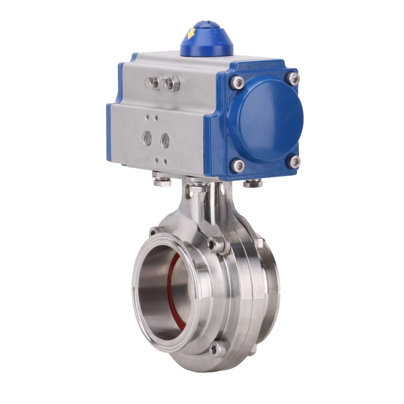 

Пневматический быстроустанавливаемый клапан-бабочка из нержавеющей стали 304