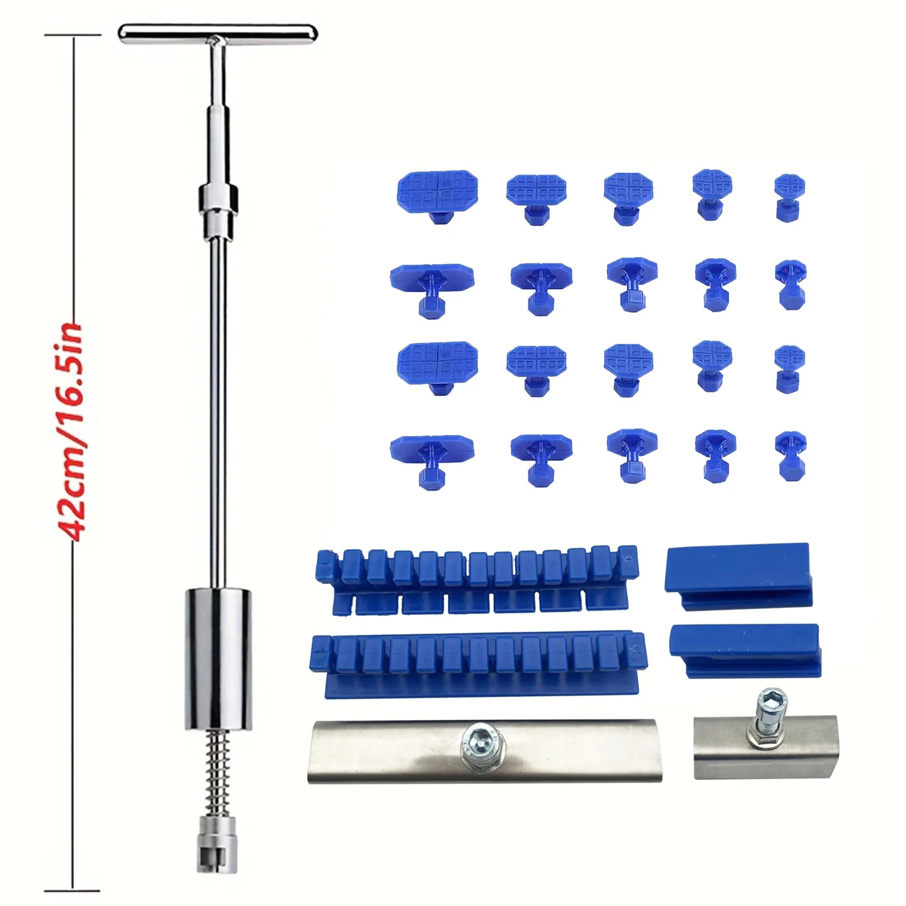 AUTOPDR Paintless Dent Repair Kits 100PCS Car Dent Removal Tools Come With 4 Kinds - Foto 8