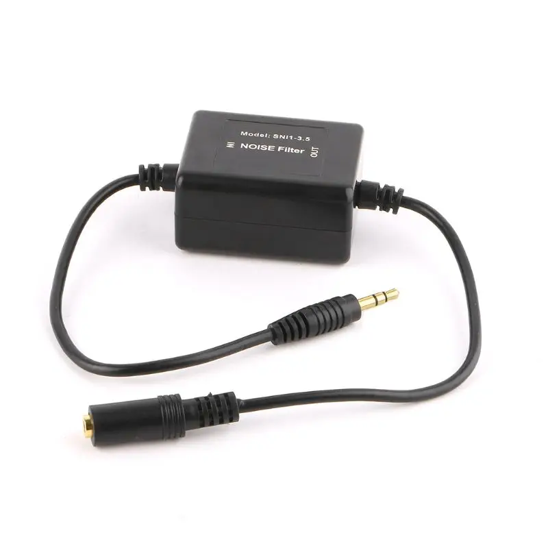 

Ground Loop Isolator for Audiophile Car Noise Filter Eliminate with 3.5mm Cable Electronics Accessories K0AF