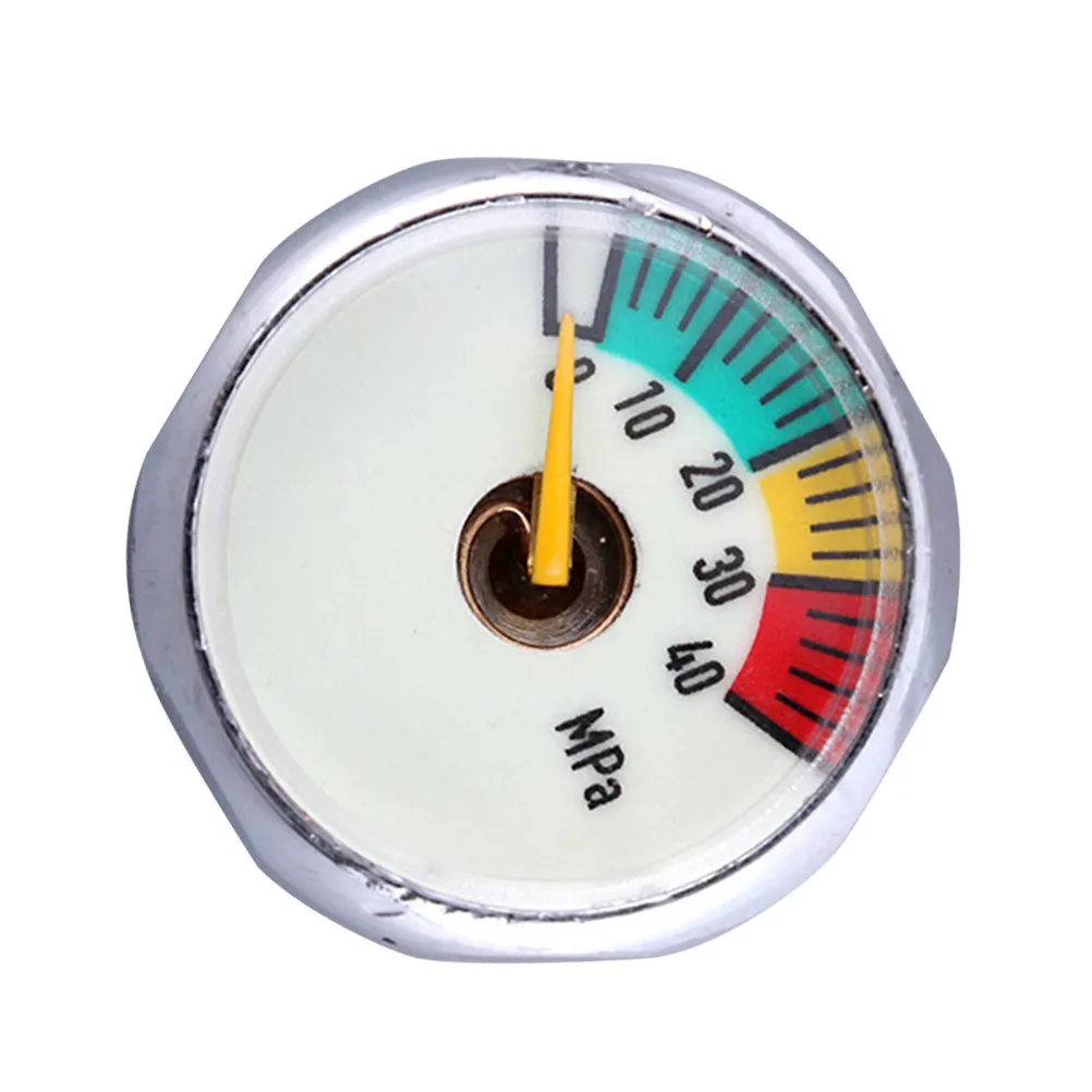 25mm 야광 기압계 40MPa 철제 압력 측정 게이지 (소화기, 산소탱크용)