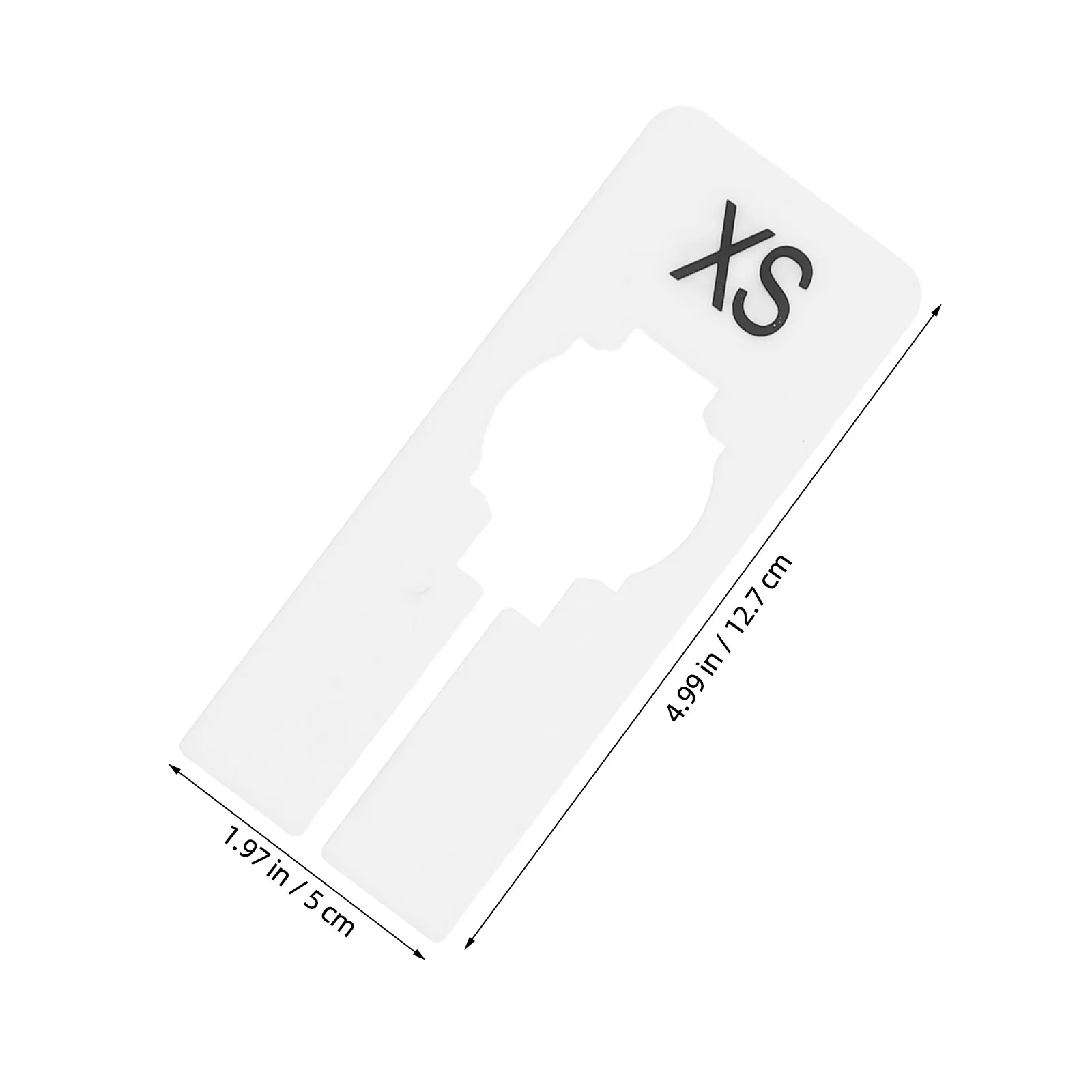 8개 의류 랙 디바이더 옷장 선반 디바이더 사전 인쇄된 사이즈 XXS XS S M L XL XXL XXXL 용 옷장 디바이더