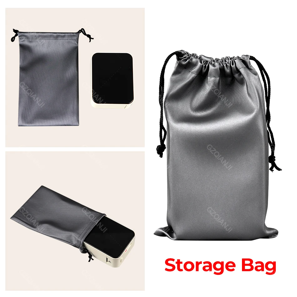 P15 Portable Label Printer Mini Bluetooth Labeling Machine DIY Adhesive Barcode Sticker Thermal Printer or 3pcs White Label Tape