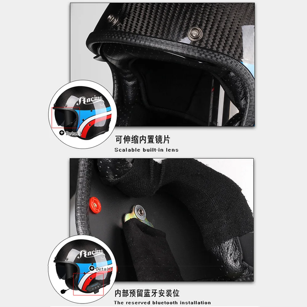 ��ǰ�� �淮 ź�� ���� Ŭ���� ���� ���̽� 3/4 ��Ʈ �������, ��ȣ�� Casco Casque Moto Capacete Kask DOT ECE