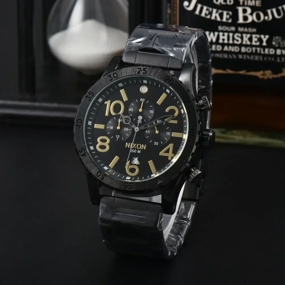

Top NIXON Watches For Mens Luxury Top Time Style Sport Automatic Date Wristwatch Business Chronograph Quartz AAA Male Clocks