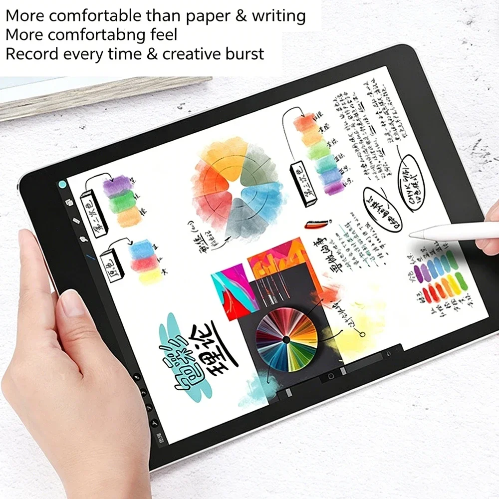 Matte Finish Screen Protector Film Set for Tablets - Enhanced Writing Experience