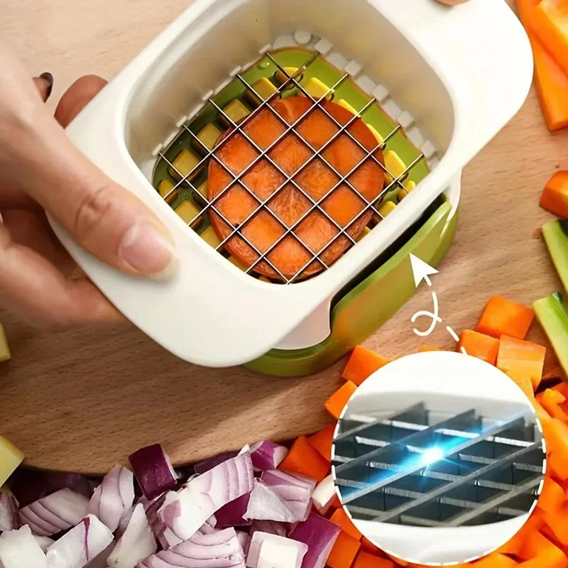 Multifunctional Vegetable Cutter Carrot Potato Onion Dicing Tool Practical Vegetable Cutter Hand Pressure vegetable cutter
