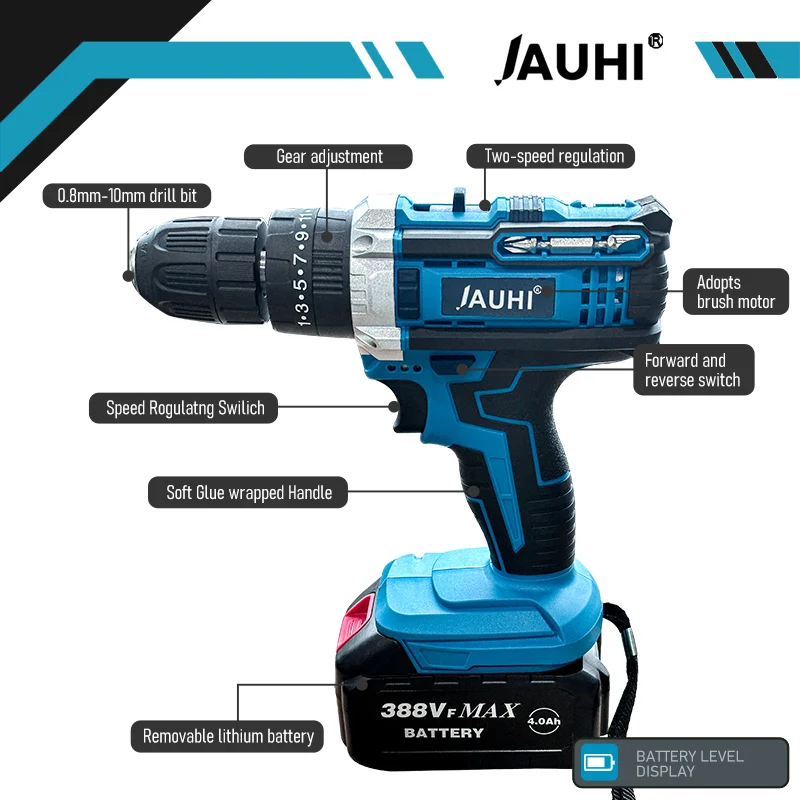 JAUHI 21V  帱 45N.m 20 ÷ 3  ũ ̹ Ű ô, 2  ӵ   ̹ ͸ 
