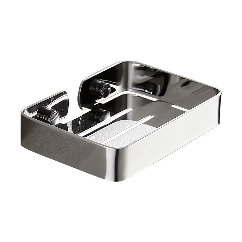 ติดผนังสแตนเลสสตีลจานวางสบู่ถาดใส่สบู่สำหรับงานหนักอุปกรณ์ประหยัดสบู่ขณะอาบน้ำที่วางฟองน้ำสำหรับห้องน้ำห้องอาบน้ำห้องครัว 1