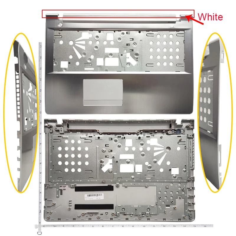 Tampa Inferior da Caixa do Portátil para Lenovo Ideapad d Shell Palmrest 50015isk Y50c Z5170 Z51 500-15acz c Shell - Imagem 4