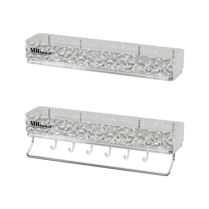 

Bathroom Shower Shelves Waterproof Storage Rack Bathroom Shelf Organizer Cosmetic Holder Shelf Condiment Organizer Corner Shelf