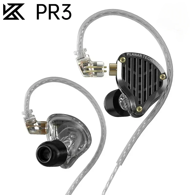 

KZ PR3 In-Ear HIFI Earphone 13.2MM Planar Driver Wired Earphones Music Headphones HiFi Bass Monitor Earbuds Sport Headset PR3