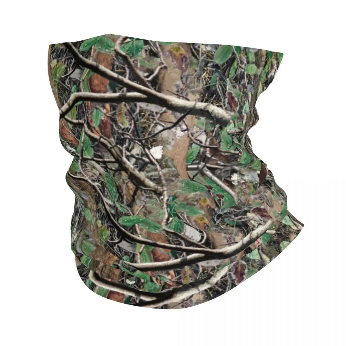 

Hunting Camo Tree Camouflage Pattern Neck Gaiter Women Men UV Face Shield Winter Bandana Scarf for Hiking