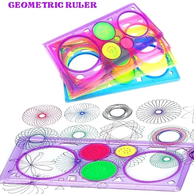 Spirograph Drawing Stencil Set 2