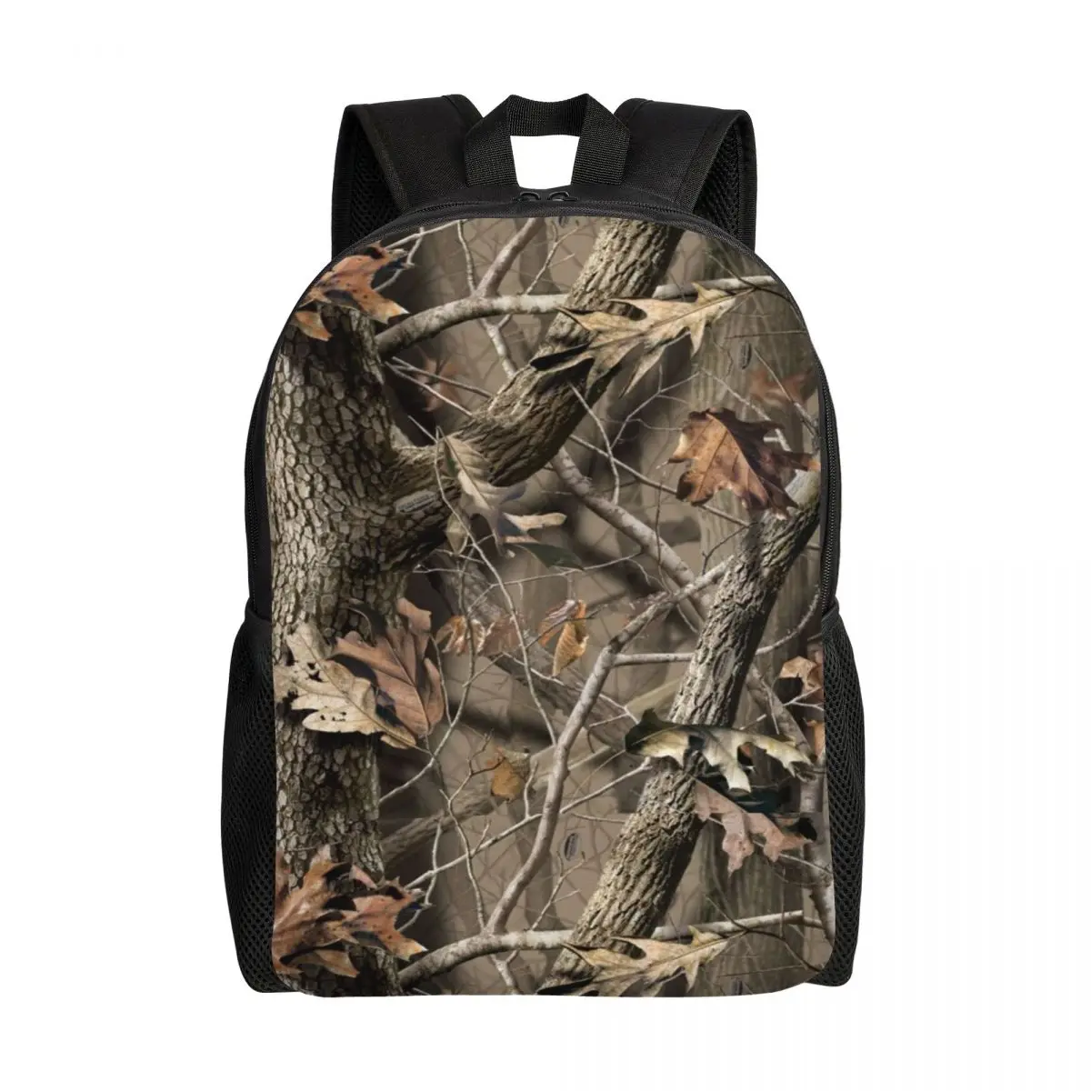 

Personalized Real Tree Camouflage Backpacks Men Women Fashion Bookbag for School College Camo Bags