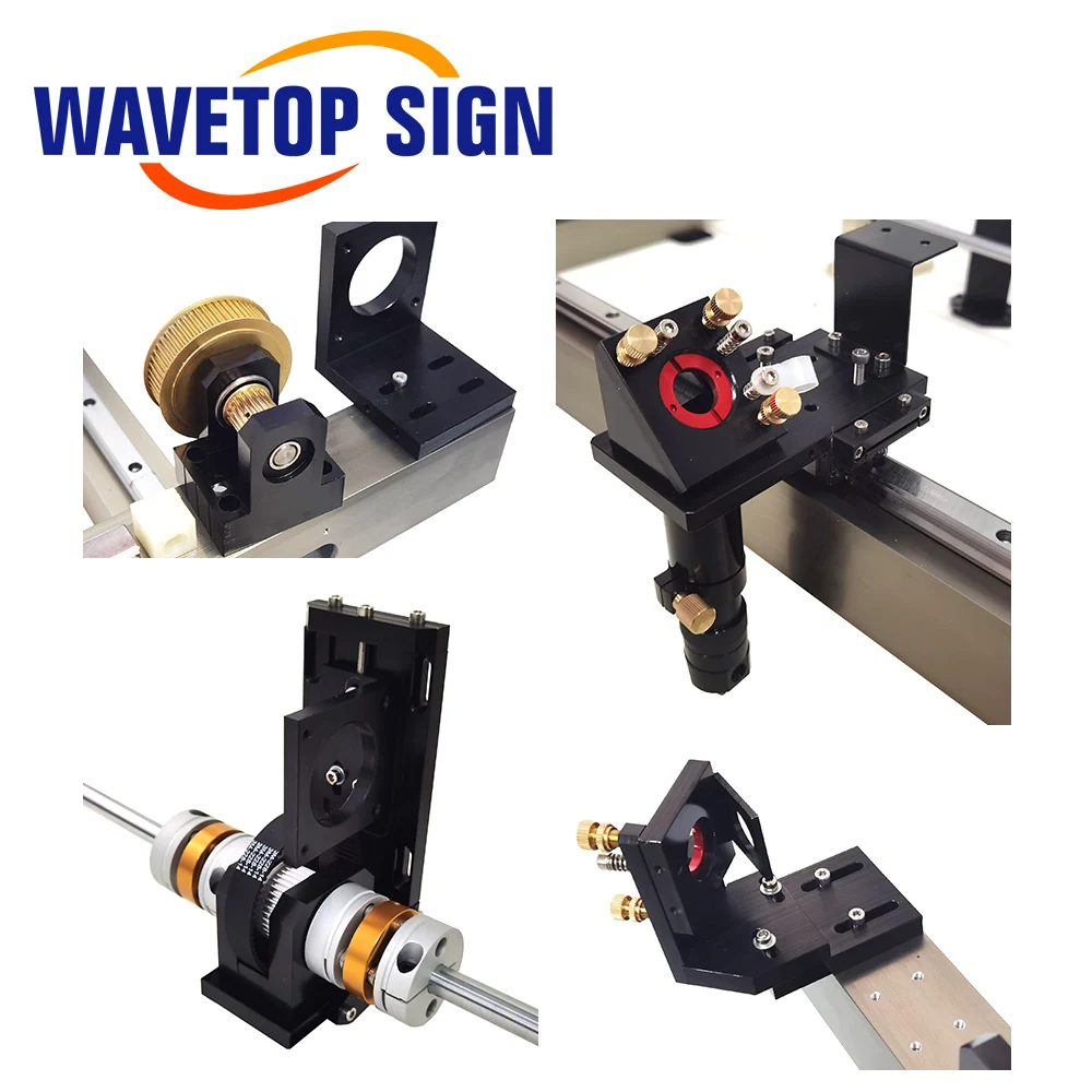 WaveTopSign Mechanical Parts Set 9060 1280 1390 1490 1610mm Linear Guide Rails Kits Spare Parts for CO2 Laser Engraving Cutting