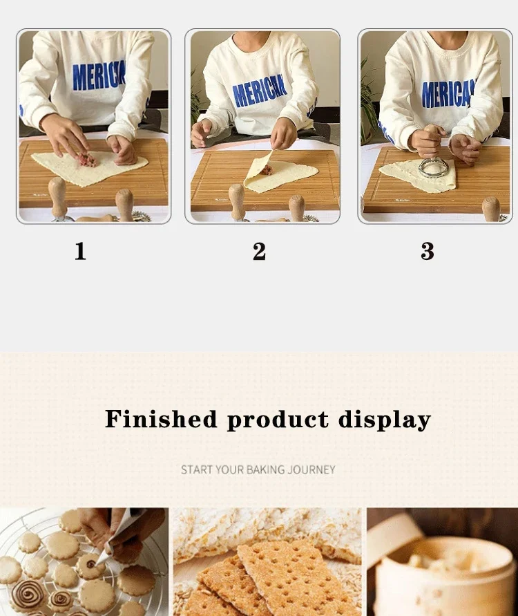 Description Picture 4 of itemPastry Press Mold Ravioli Cutter Dumpling Lace Embossing Device Ravioli Maker Mold Ravioli Stamp Cookie Mold Kitchen Baking Tool