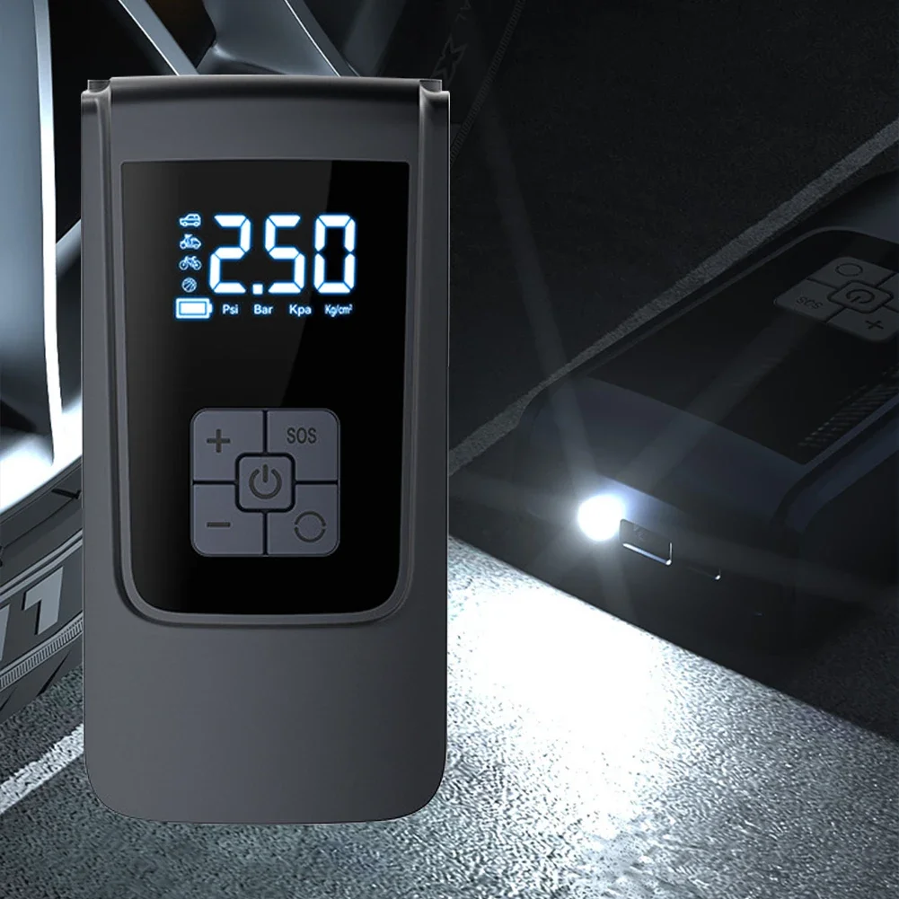 Portable Air Compressor for Car Tires Fast Air Pump Tire Inflator Accurate Pressure Air Pump for Motorcycle  MTB Bicycle Ball