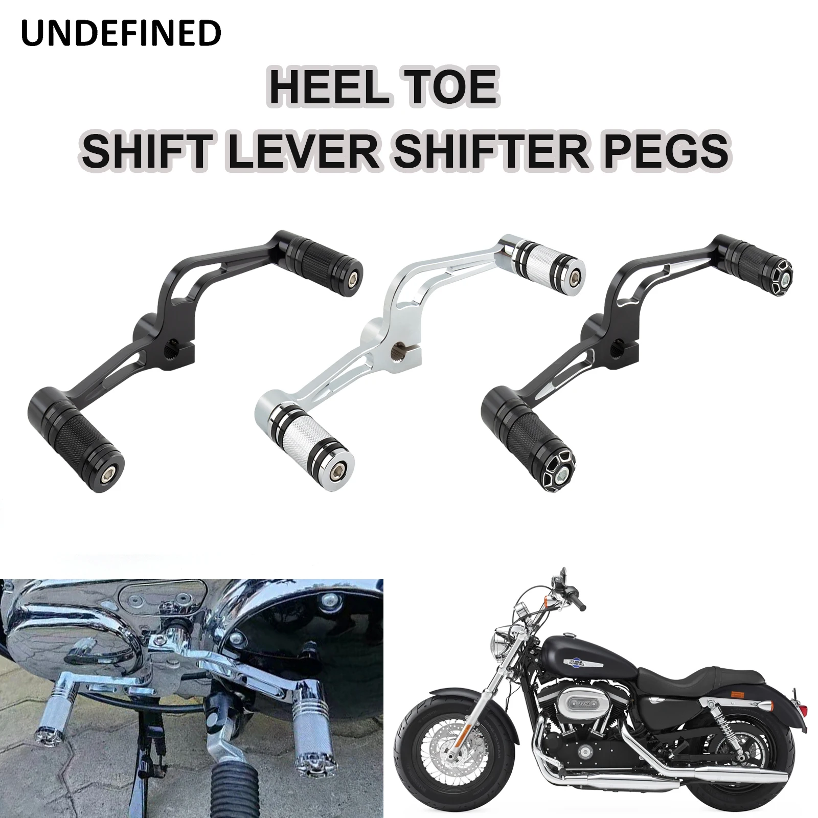 

Motorcycle Mid-Controls Heel Toe Shift Lever Shifter Pegs For Harley Sportster XL883 XL1200 Iron 883 Forty-Eight Seventy-Two