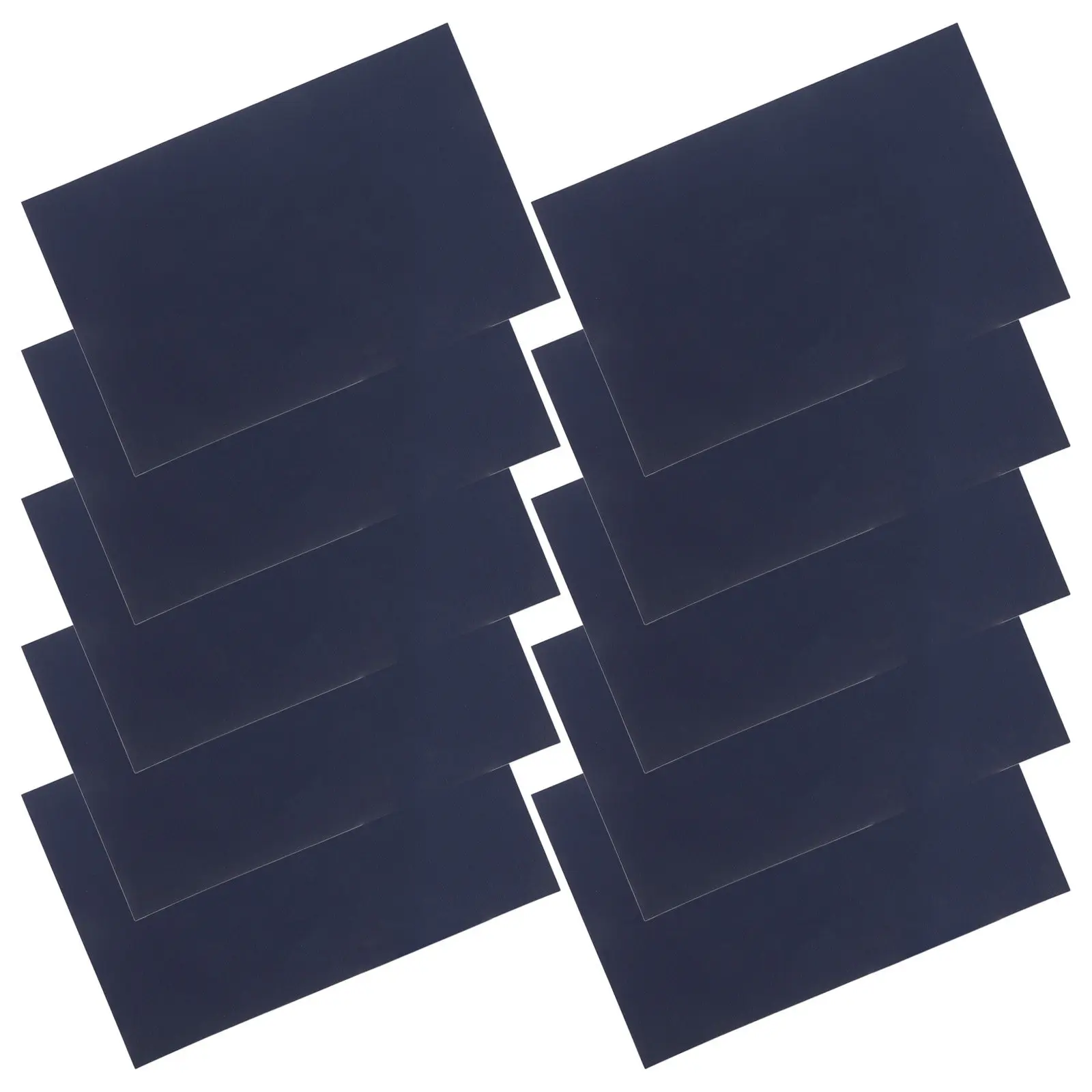 10장 바인딩 용품 키트 7x11인치 네이비 블루 질감 커버 소재, 책 재제본, 스크랩북, 인사말 카드, 사무용