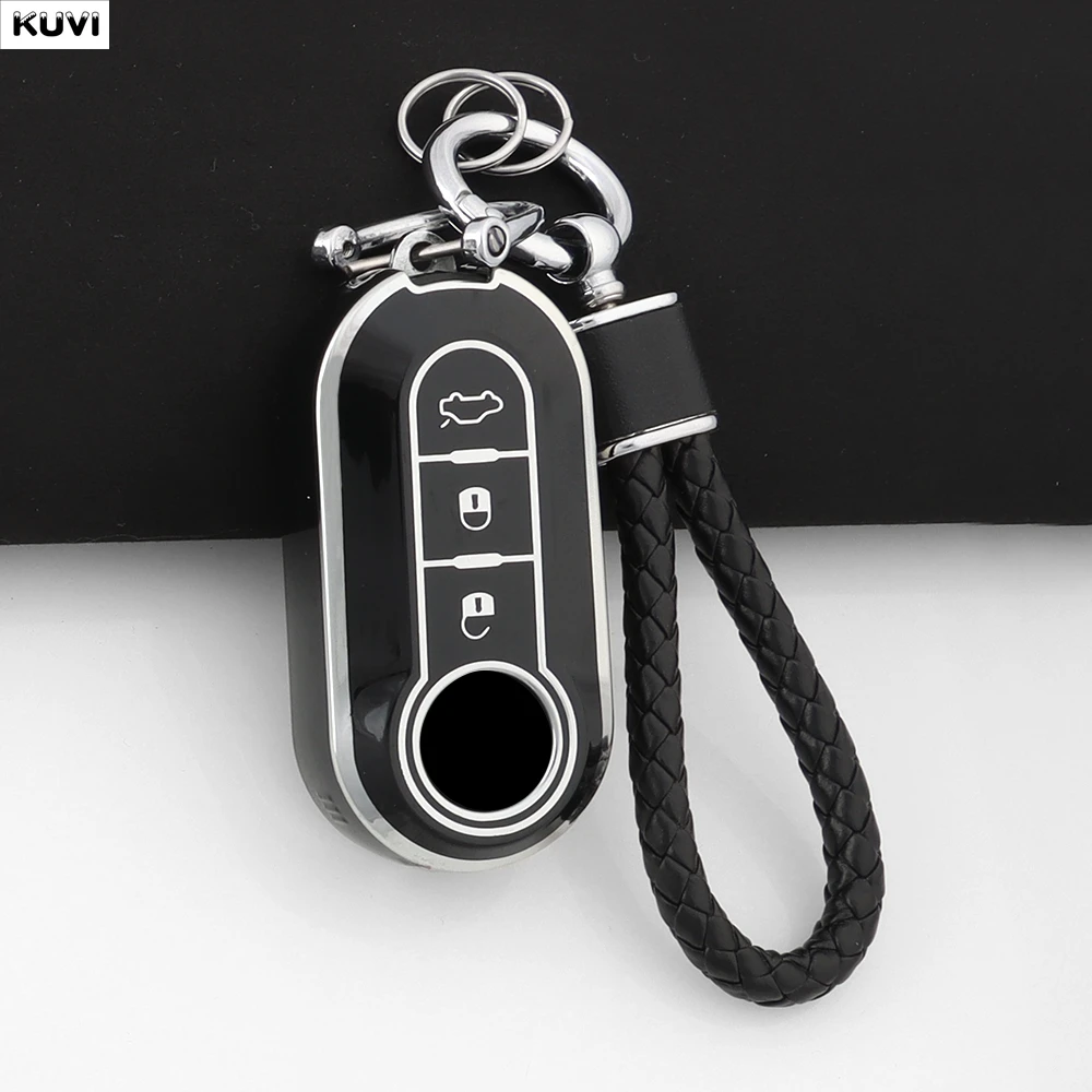 Premium TPU Folding Car Key Case Cover Shell