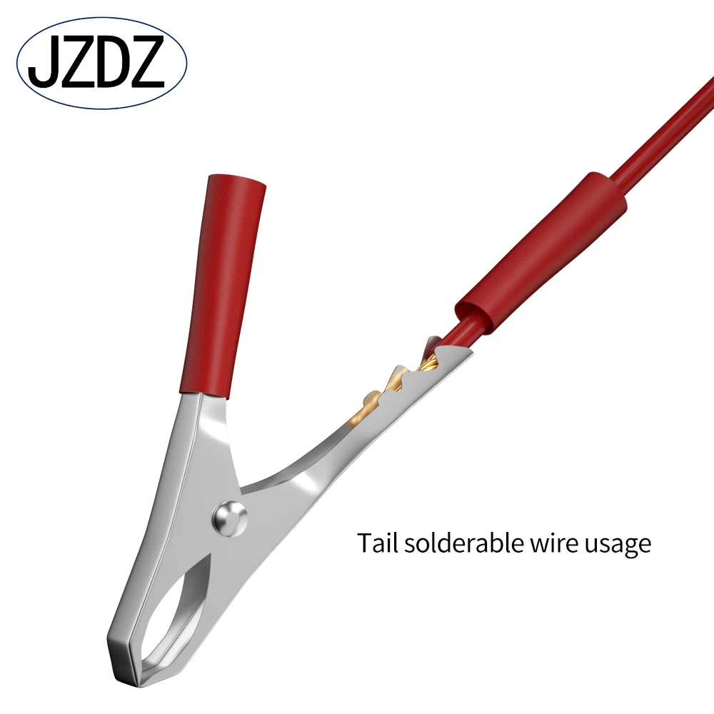 JZDZ 20PCS Insulated Alligator Clips Black Red Crocodile Clamps for Loaded Truck Car Battery Charging Electrical Testing J60013