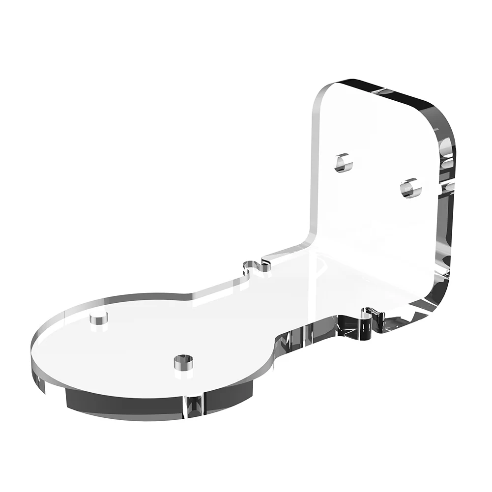 벽 마운트 범용 접착 선반 아크릴 브래킷, 드릴 또는 드릴링 없음, Eufy 보안 실내 캠 S350 용 소형 벽 선반