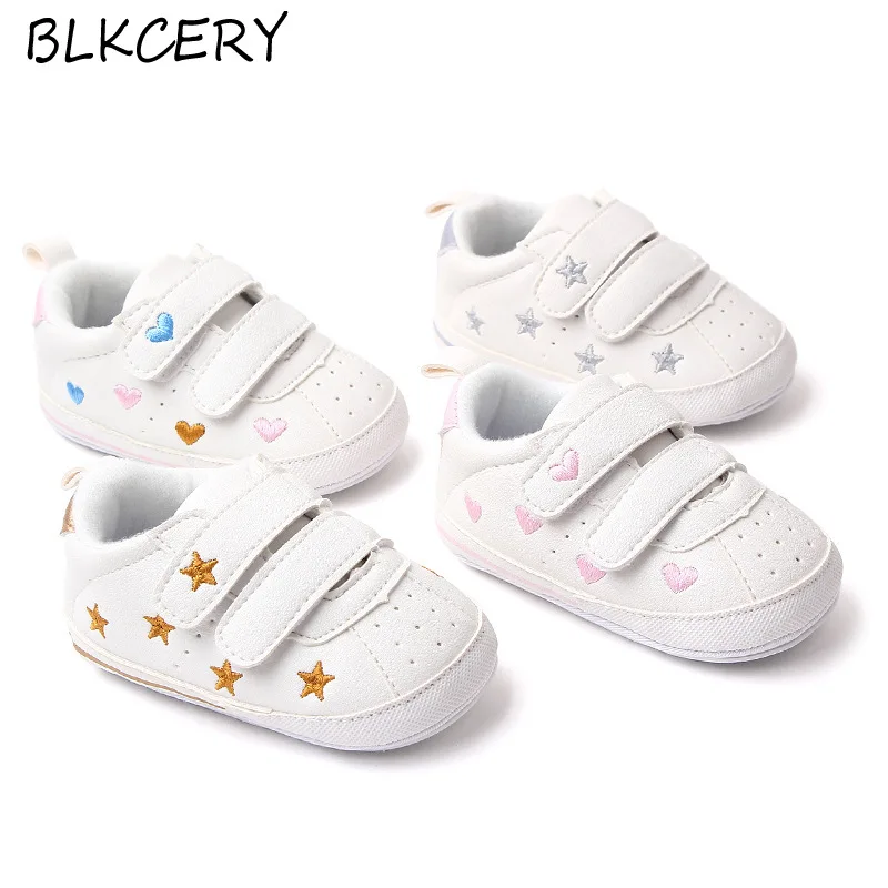 BrandNewInfantBabyGirlsCasualShoesCuteStarsAntislipRubber