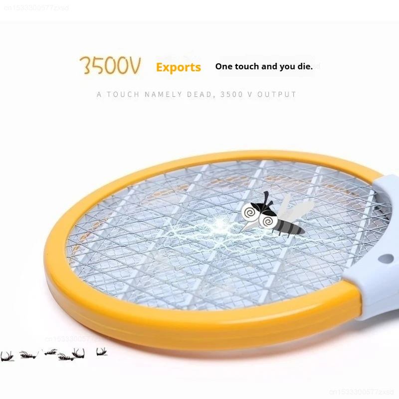USB Car Mini Electric Mosquito Swatter Summer Mosquito Insect Racket Killer Rechargeable Handheld Bug Zapper for Bedroom
